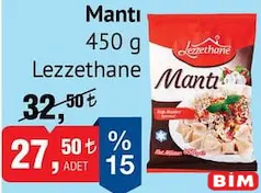 LEZZETHANE MANTI 450 G fiyat ve kampanya bilgisi